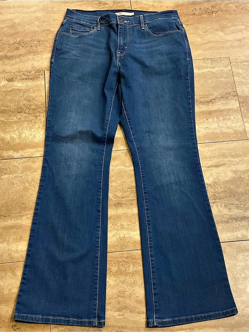 Levi's 515 Bootcut Jeans Blue Waist 30 Size 10